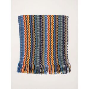 Missoni Men Abstract Striped Pattern Wool Blend Scarf Missoni